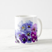 Pansy Beste Mama je Tasse Mutter Geschenke Idee (VorderseiteRechts)