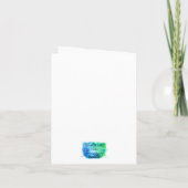 Pansy Blank Card Dankeskarte (Rückseite)