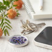 Pansy Bloom - Floral Charm Schlüsselanhänger (Seite)