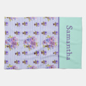 Pansy Blume Aqua Ticino Giro del Malcantone Geschirrtuch (Horizontal)