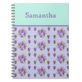 Pansy Blume Aqua Ticino Giro del Malcantone Notizblock (Vorderseite)