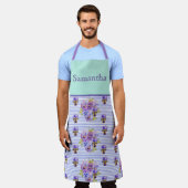 Pansy Blume Aqua Ticino Giro del Malcantone Schürze (Getragen)