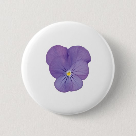 Pansy Blume Button Abzeichen (Vorderseite)