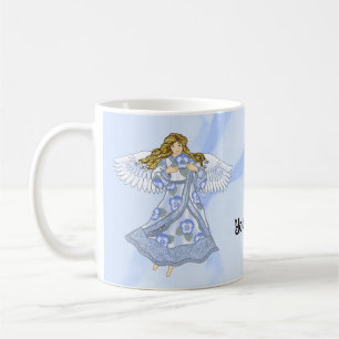 Pansy Blume Christlich Engel Kaffeetasse