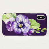 Pansy Blume iPhone/iPad Gehäuse Case-Mate iPhone Hülle (Rückseite (Horizontal))