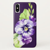 Pansy Blume iPhone/iPad Gehäuse Case-Mate iPhone Hülle (Rückseite)