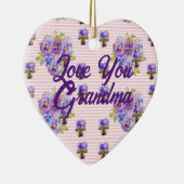 Pansy Blume Liebe Sie Oma Dekoration (Rechts)