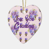 Pansy Blume Liebe Sie Oma Dekoration (Links)