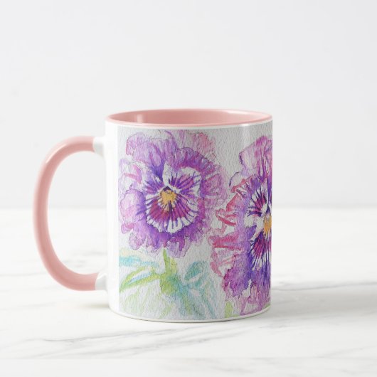 Pansy Blume Mum Daughter Tasse (Links)