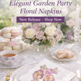 Pansy Blume Paper Napkins Serviette