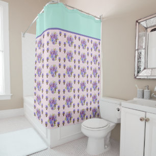 Pansy Blume Parco Tassino Giro del Malcantone Duschvorhang