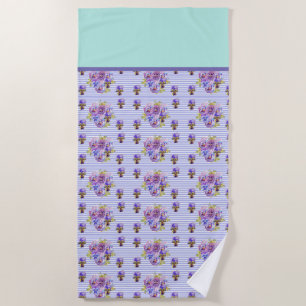 Pansy Blume Parco Tassino Giro del Malcantone Strandtuch