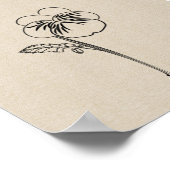 Pansy Blume Poster (Ecke)
