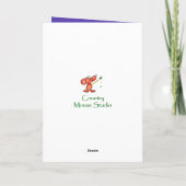 Pansy Blume Tante Muttertagskarte Karte (Rückseite)