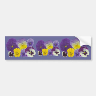 Pansy-Blumen-Autoaufkleber Autoaufkleber
