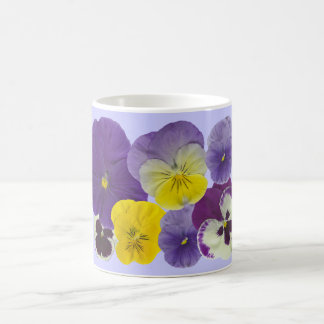 Pansy-Blumen Kaffeetasse