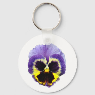 Pansy-Blumen-Schlüsselanhänger Schlüsselanhänger