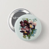 Pansy Bouquet Button (Vorne & Hinten)