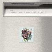 Pansy Bouquet Magnet (In Situ (Geschirrspüler))