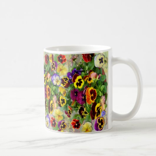 Pansy Caccade Kaffeetasse (Rechts)