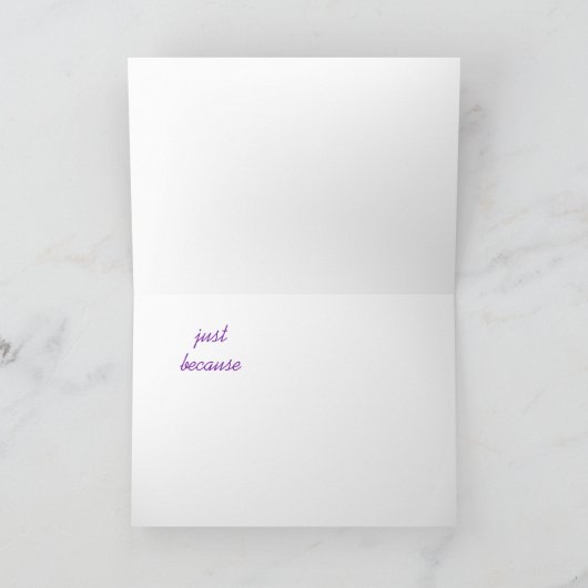 PANSY CARD-any-EINGANG Karte (Innenseite)