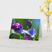PANSY CARD-any-EINGANG Karte (Gelbe Blume)
