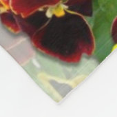 Pansy Cascade Fleece Blanket (Ecke)
