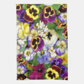 Pansy Cascade Geschirrtuch (Vertikal)