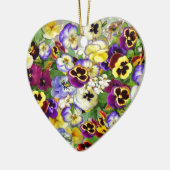 Pansy Cascade Keramik Ornament (Links)