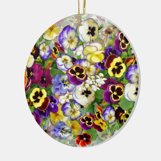 Pansy Cascade Keramikornament (Links)