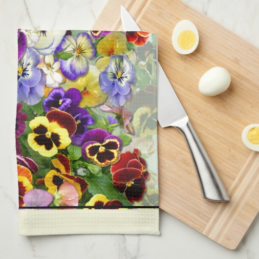 Pansy Cascade Küchentuch (Viertel Falte)