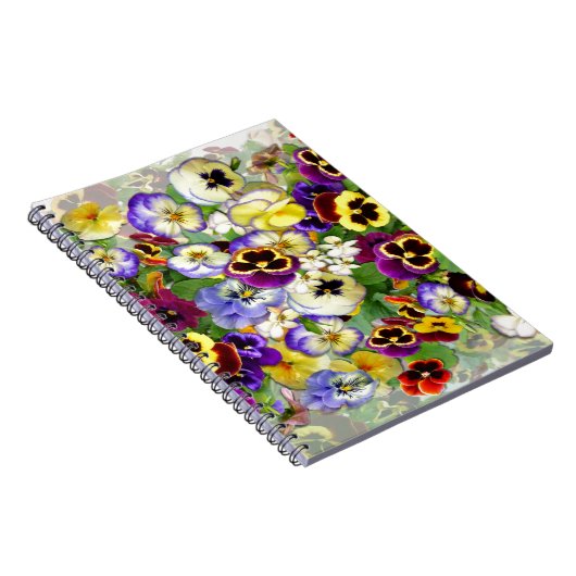 Pansy Cascade Notizblock (Rechte Seite)