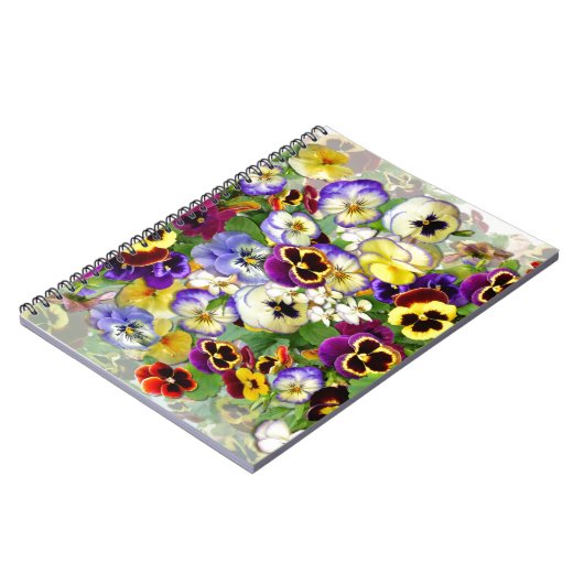 Pansy Cascade Notizblock (Linke Seite)