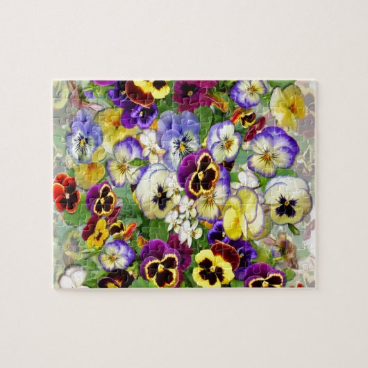 Pansy Cascade Puzzle (Horizontal)