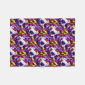 Pansy Celebration, Fleecedecke (Vorderseite (Horizontal))