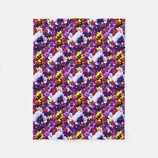 Pansy Celebration, Fleecedecke (Vorderseite)