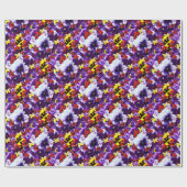 Pansy Celebration, Geschenkpapier (Flach)