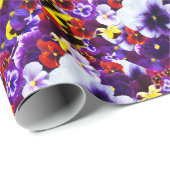 Pansy Celebration, Geschenkpapier (Rolleneckpunkt)
