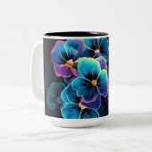 Pansy Coffee Tasse (Vorderseite Links)