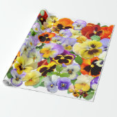 Pansy Collage Geschenkpapier (Ungerollt)