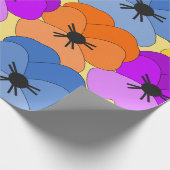 Pansy Collage Geschenkpapier (Ecke)