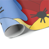 Pansy Collage Geschenkpapier (Rolleneckpunkt)