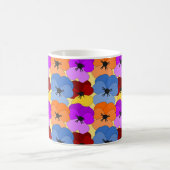 Pansy Collage Kaffeetasse (Mittel)