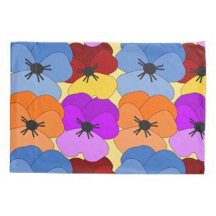 Pansy Collage Kissenbezug