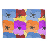 Pansy Collage Kissenbezug (Vorderseite)