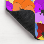 Pansy Collage Mousepad (Ecke)