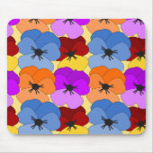 Pansy Collage Mousepad (Vorne)