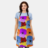 Pansy Collage Schürze (Getragen)