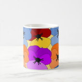 Pansy Collage Tasse (Mittel)