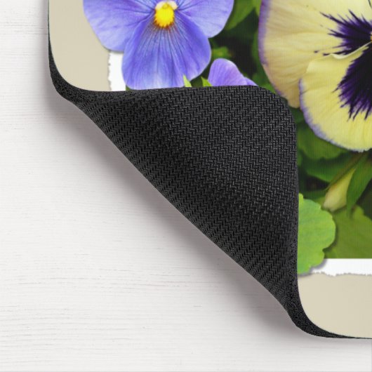 Pansy Delight ~ Mousepad (Ecke)